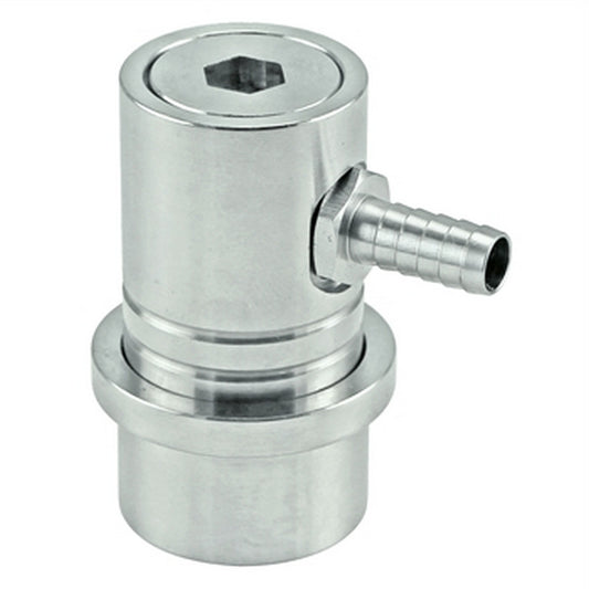 Stainless Steel Machined Ball Lock Gas Disconnect - 1/4" OD Barb
