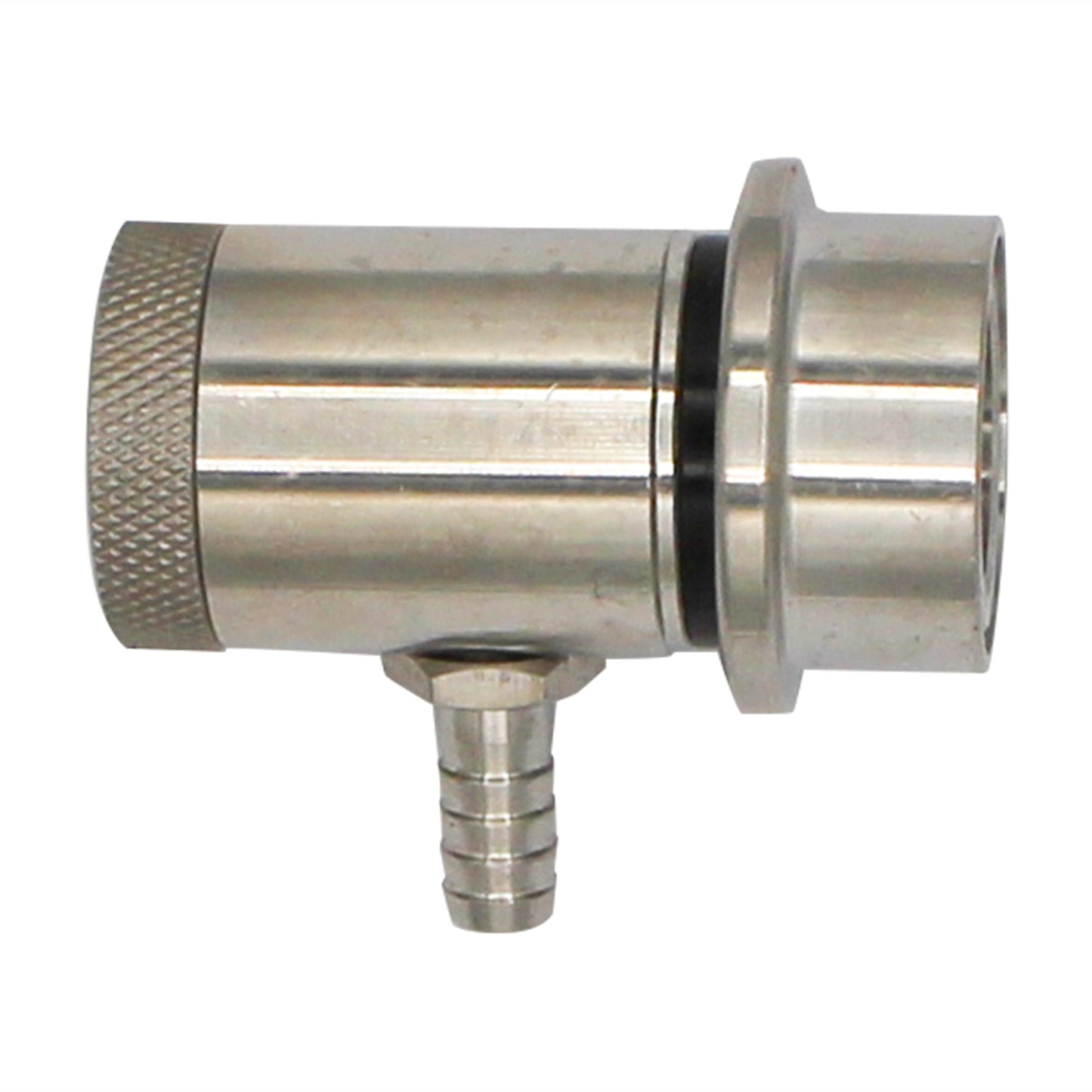 Kegland Stainless Steel Machined Ball Lock Liquid Disconnect - 1/4" OD Barb