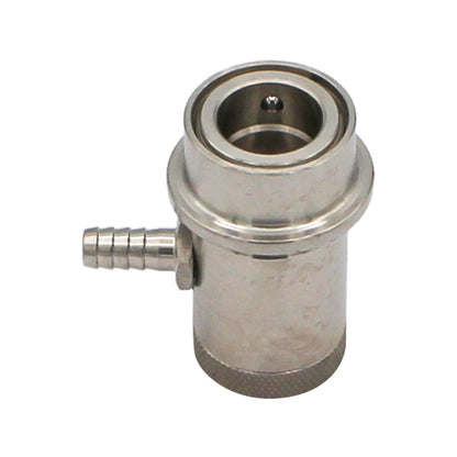 Kegland Stainless Steel Machined Ball Lock Liquid Disconnect - 1/4" OD Barb