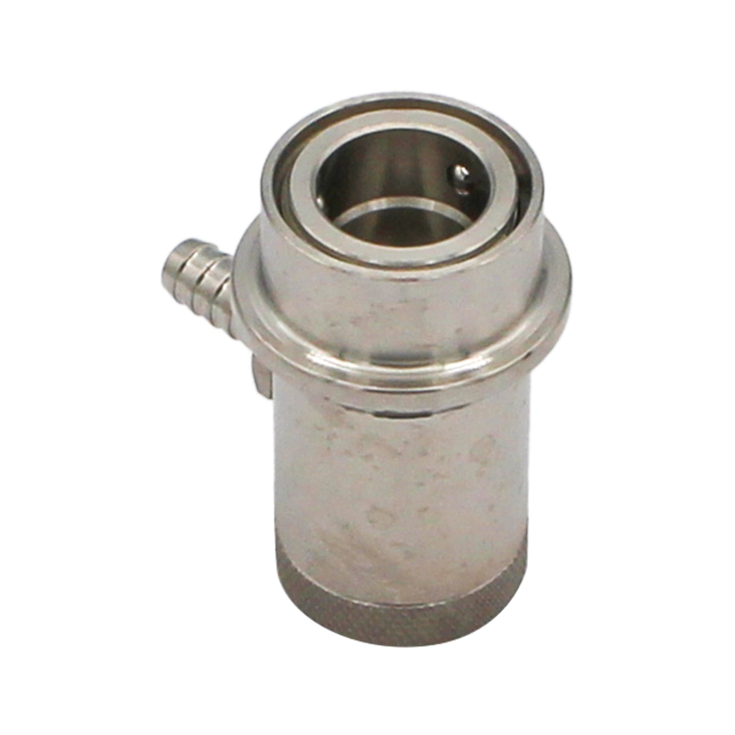 Kegland Stainless Steel Machined Ball Lock Liquid Disconnect - 1/4" OD Barb