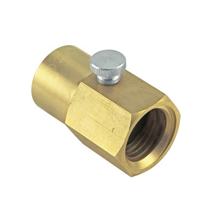 Brass Soda Stream Cylinder Adapter With Bleed Valve