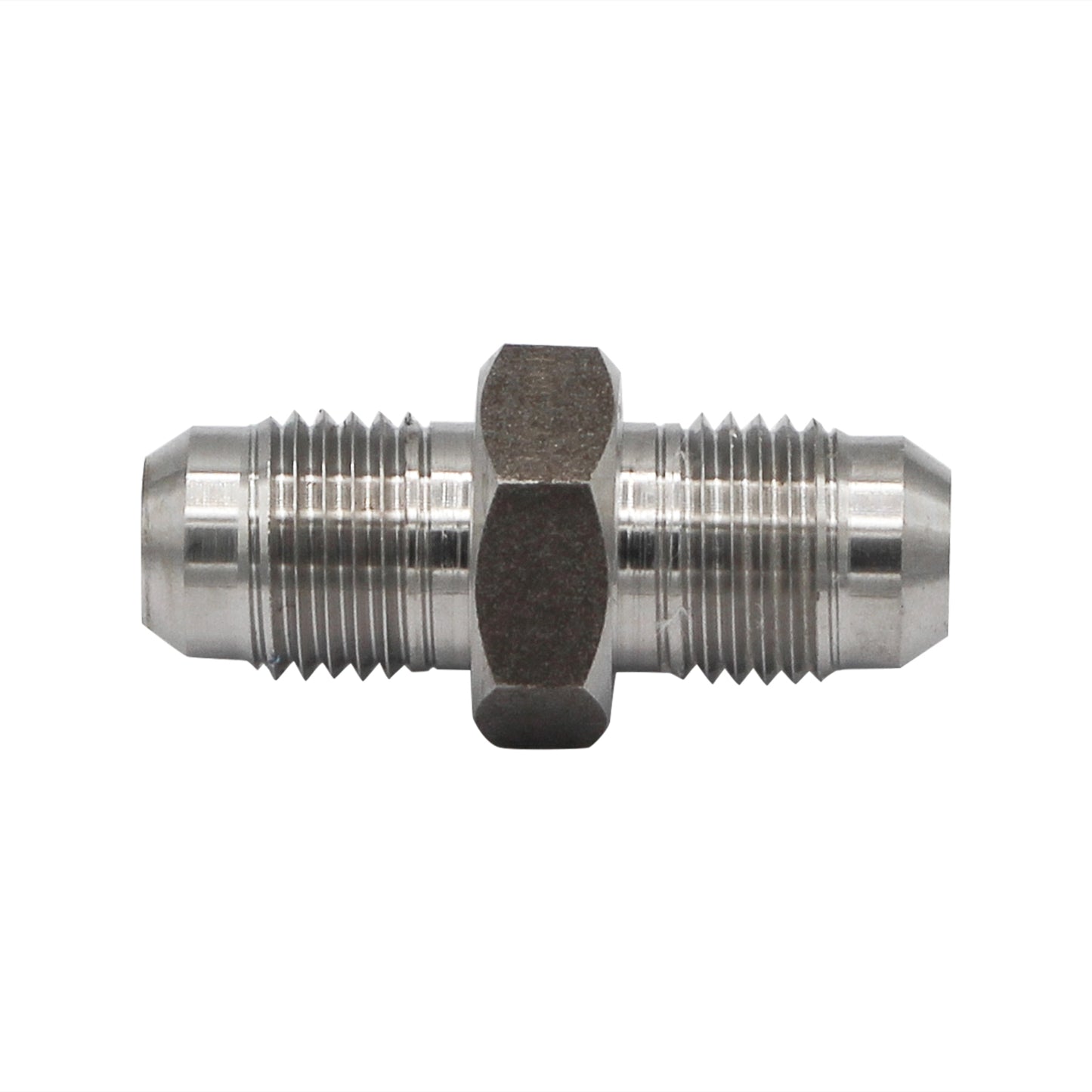 Stainless Steel Flared Union - 1/4" Male NPT x 1/4" Male NPT