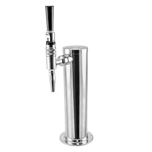 Stainless Steel Beer Tower - Single Stout Faucet (All SS)