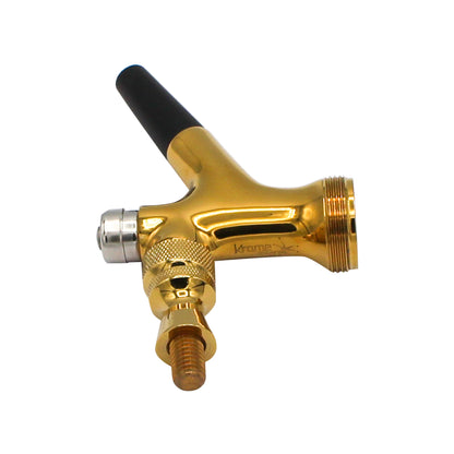 PVD Gold Coated Brass Self-Closing Beer Faucet With ABS Spout