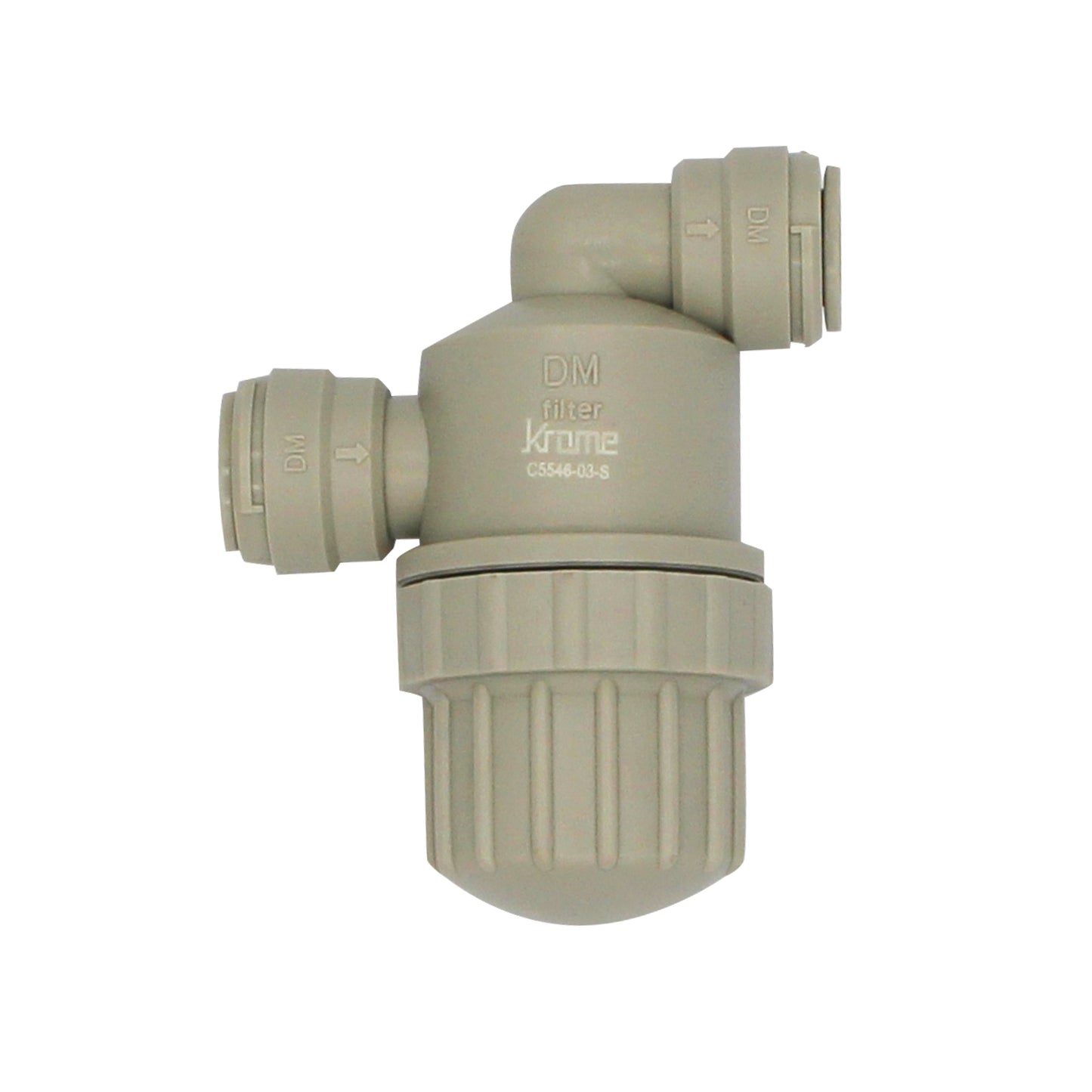 DM Fit Food Grade Plastic Push-In Filter - 3/8" (9.5mm)