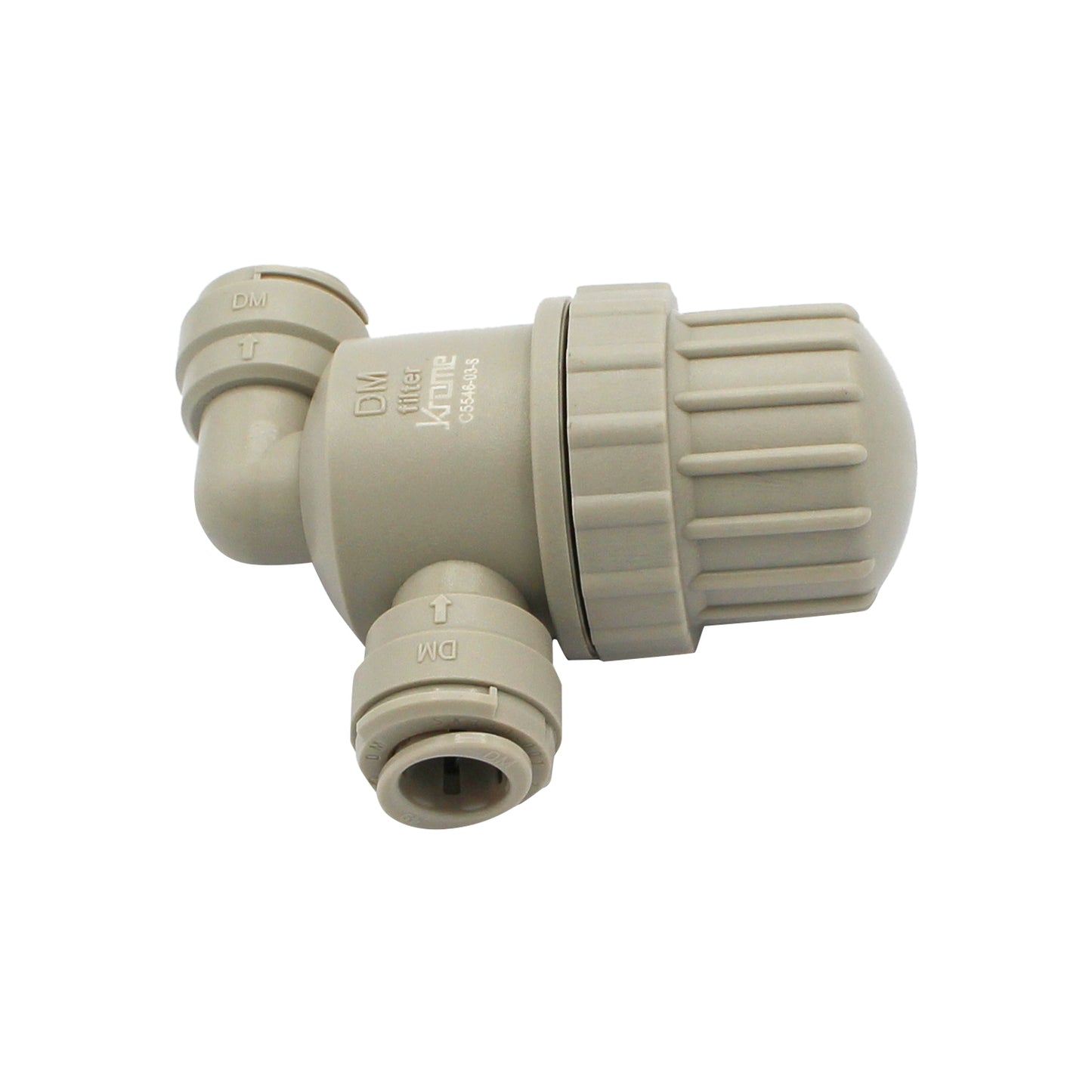 DM Fit Food Grade Plastic Push-In Filter - 3/8" (9.5mm)