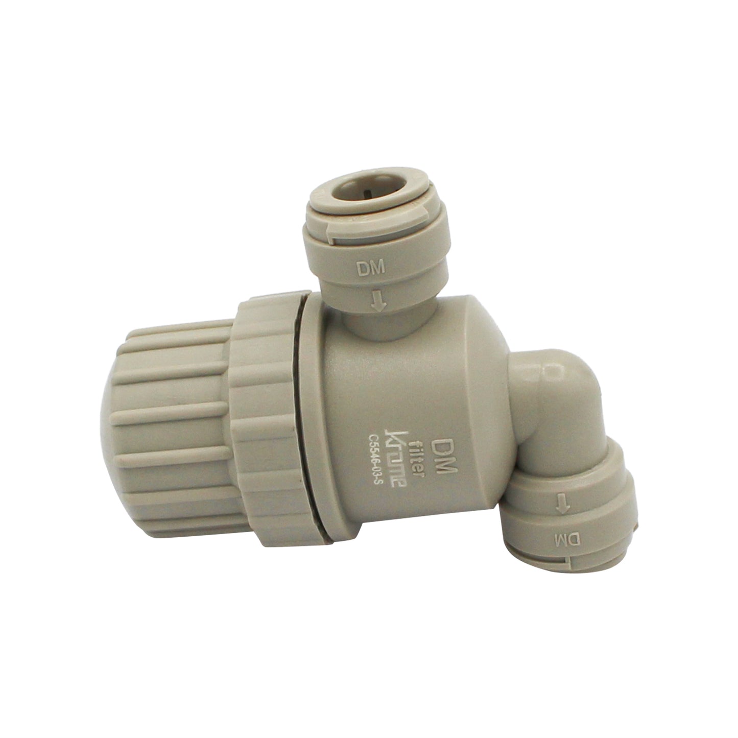 DM Fit Food Grade Plastic Push-In Filter - 3/8" (9.5mm)