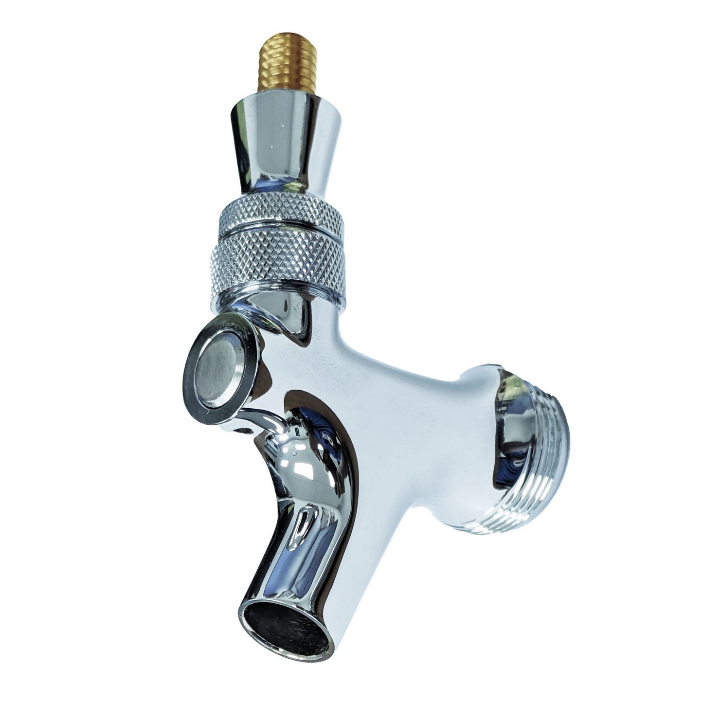 Chrome Plated Brass Creamer Beer Faucet