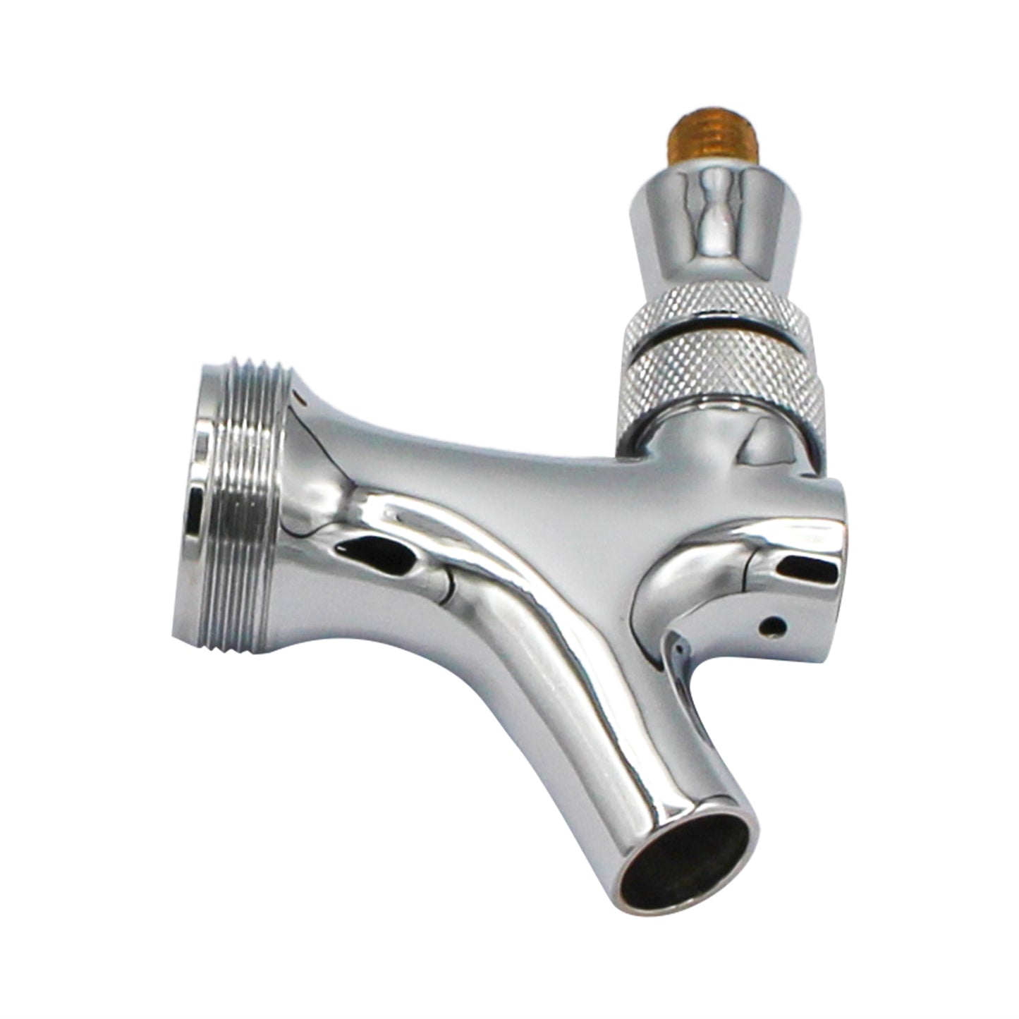 Chrome Plated Brass Creamer Beer Faucet