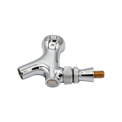 Chrome Plated Brass Creamer Beer Faucet
