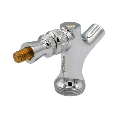 Chrome Plated Brass Creamer Beer Faucet