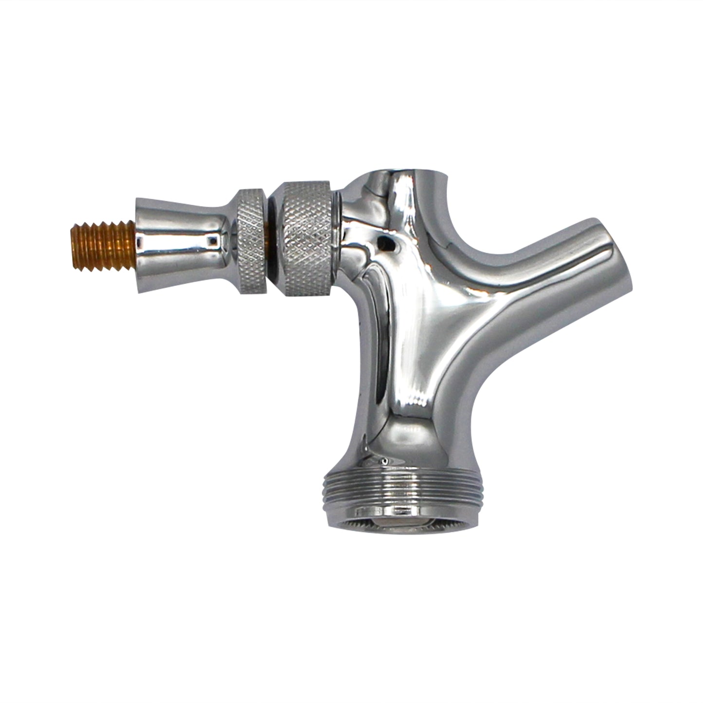Chrome Plated Brass Creamer Beer Faucet