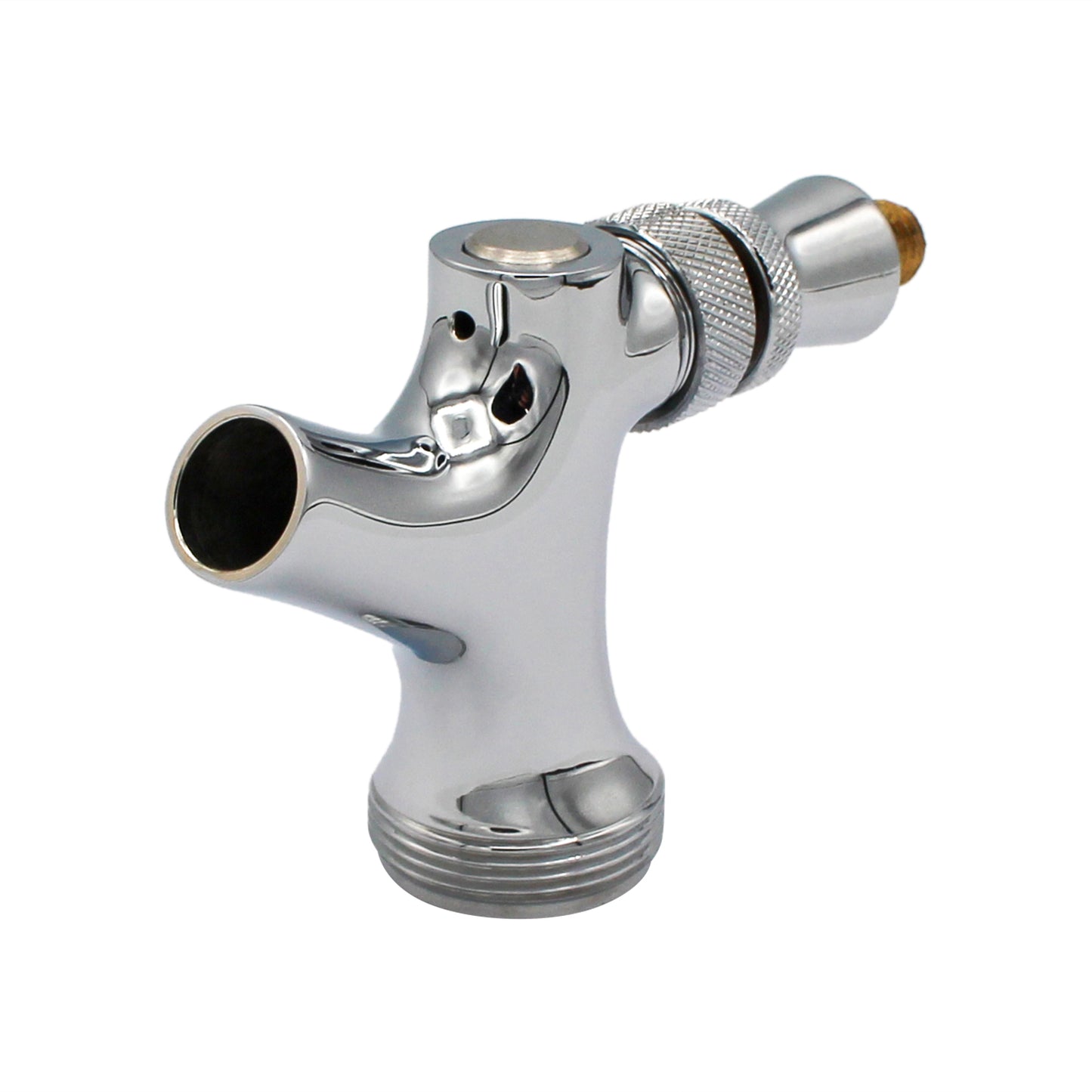 Chrome Plated Brass Creamer Beer Faucet