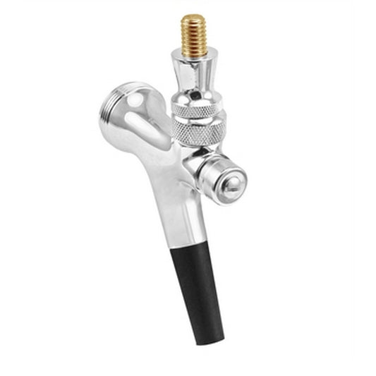 Chrome Plated Brass Self-Closing Beer Faucet With ABS Spout