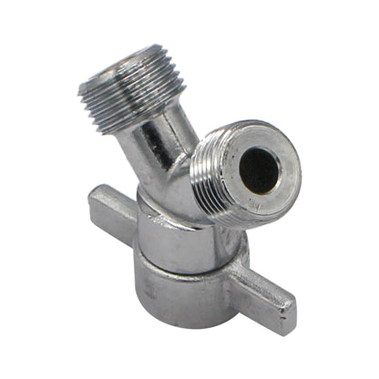 Chrome Plated Brass Y Splitter With Wing Nut - 5/8" BSP