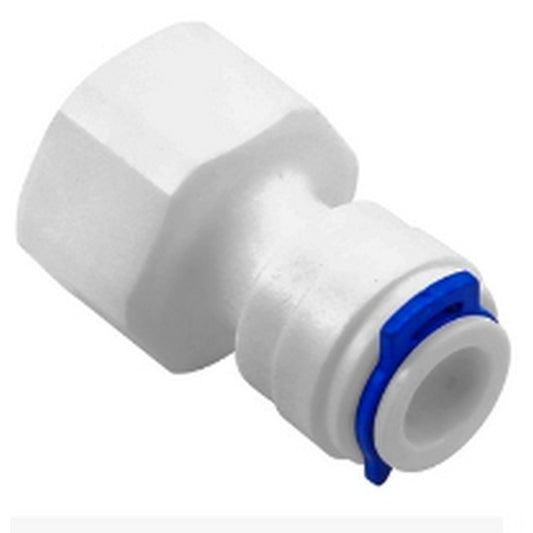 DM Fit Food Grade Plastic (Push-In) Fitting - 7/8"-14 (5/8" Female BSP) X 3/8" (9.5mm)