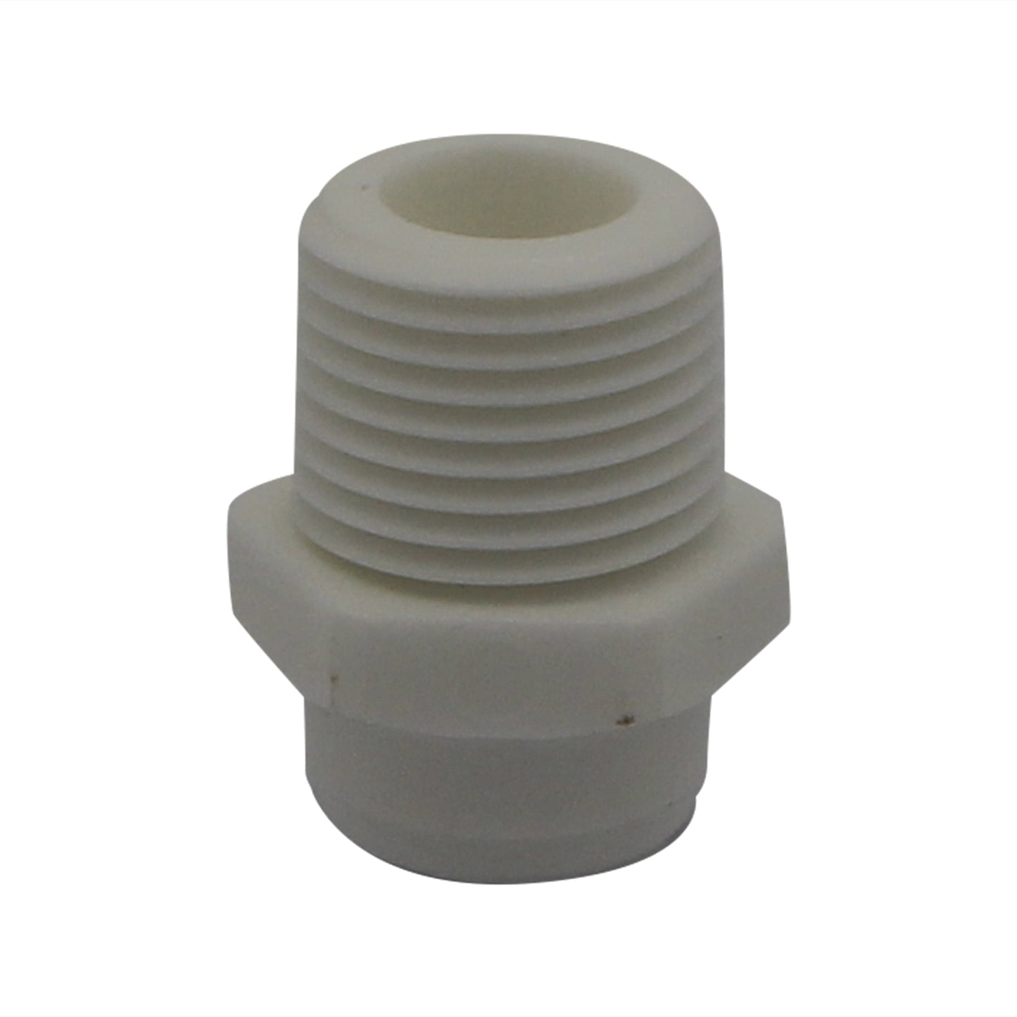 DM Fit Food Grade Plastic (Push-In) Fitting - 1/2" Male NPT X 3/8" (9.5mm)