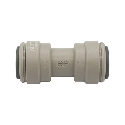 John Guest Food Grade Plastic (Push-In) Straight Connector - 3/8" (9.5mm)