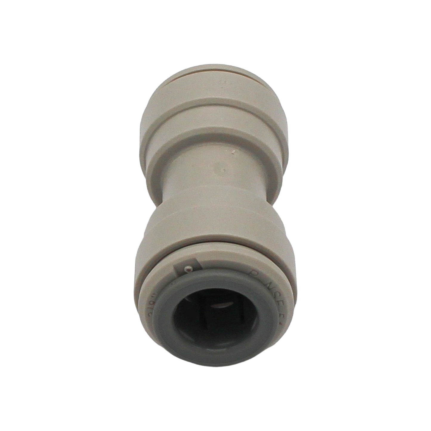 John Guest Food Grade Plastic (Push-In) Straight Connector - 3/8" (9.5mm)