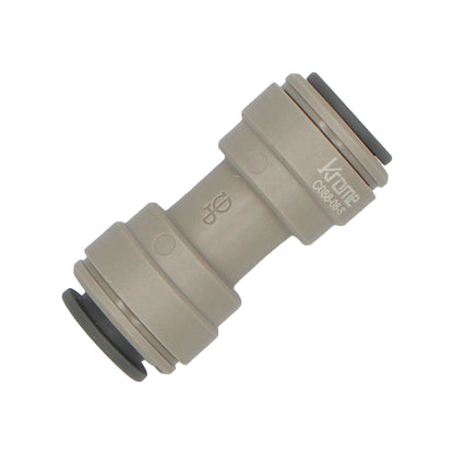 John Guest Food Grade Plastic (Push-In) Straight Connector - 3/8" (9.5mm)