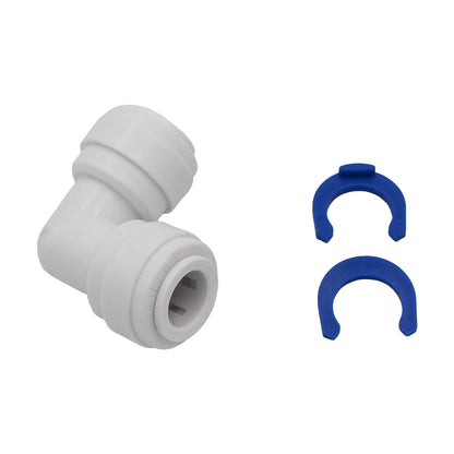 John Guest® Food Grade Plastic (Push-In) 90° Elbow - 3/8" (9.5mm)