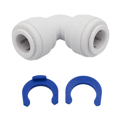 John Guest® Food Grade Plastic (Push-In) 90° Elbow - 3/8" (9.5mm)