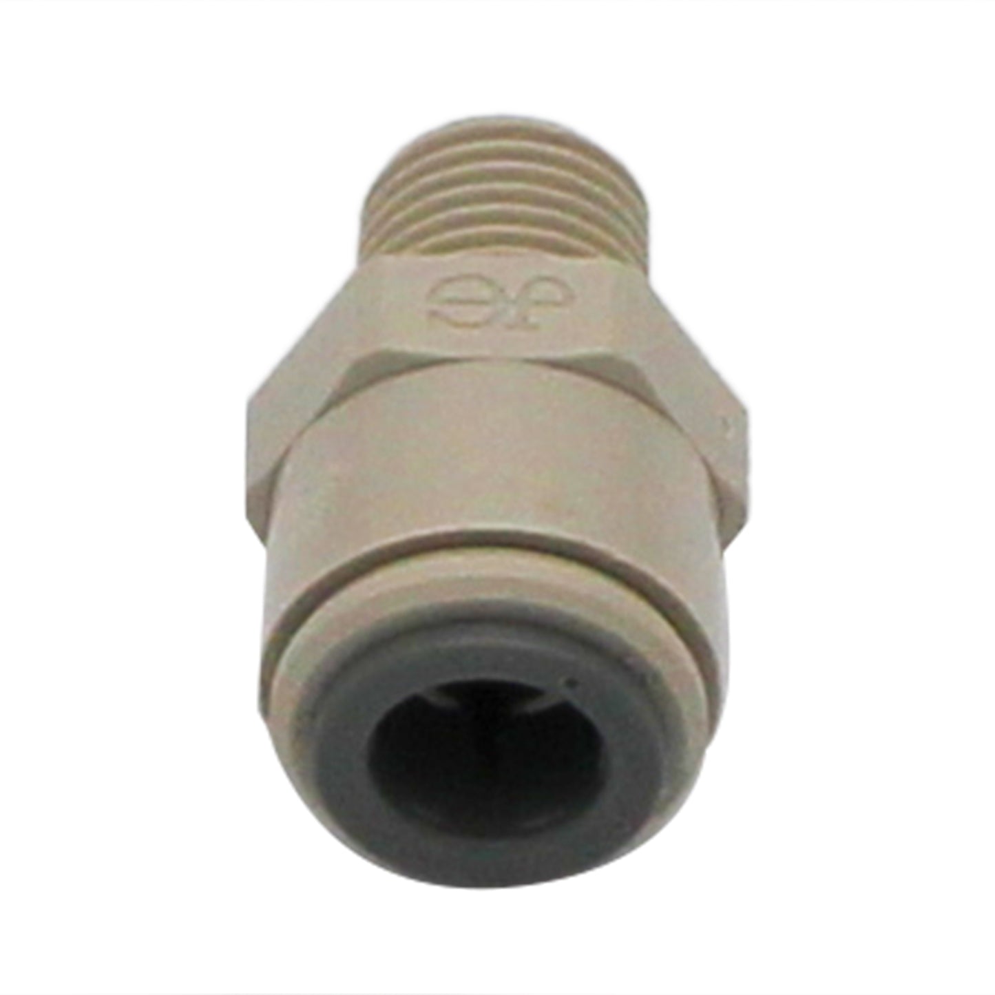 John Guest Food Grade Plastic (Push-In) Fitting - 1/4" Male NPT X 3/8" (9.5mm)