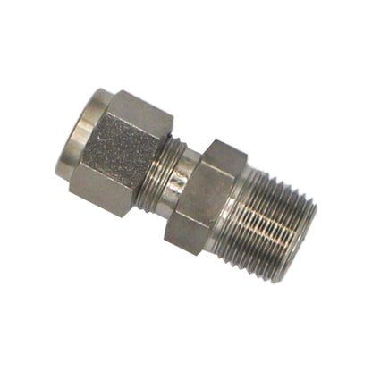 Stainless Steel Fitting - 3/8" Male NPT X 3/8" Compression