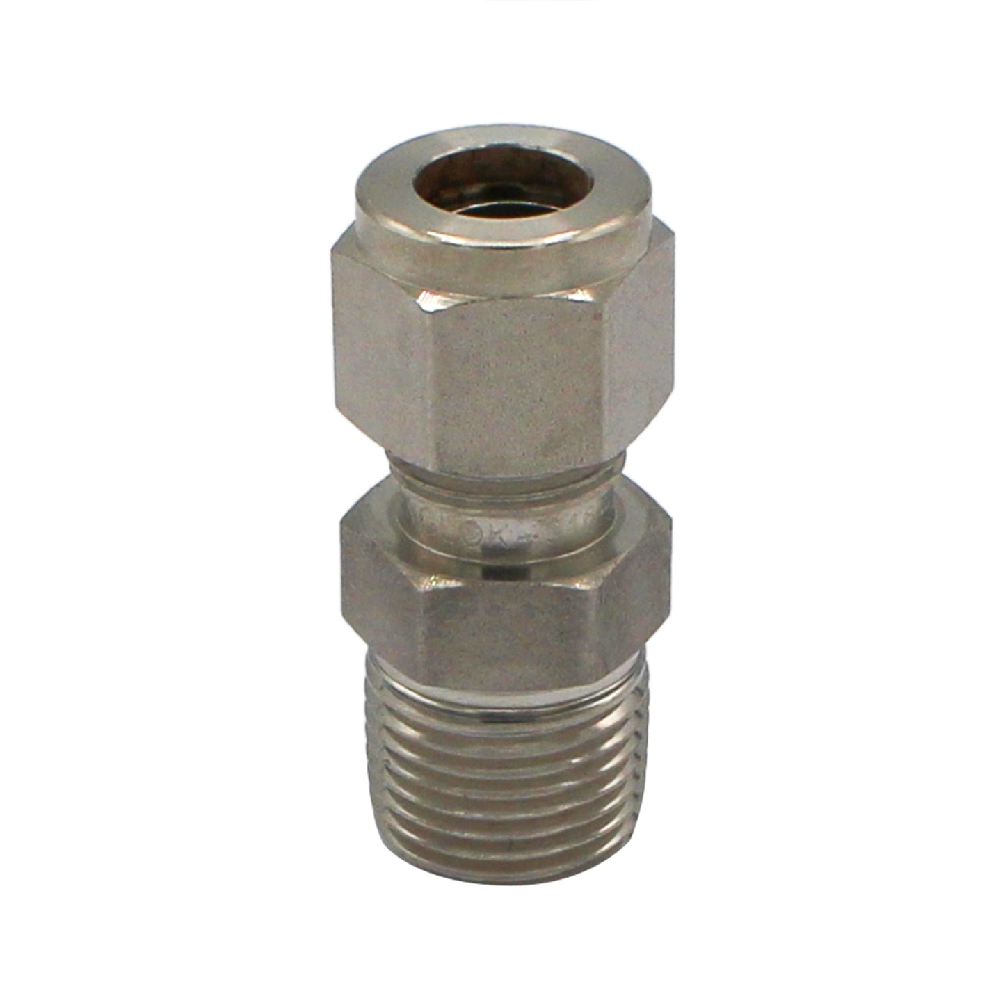Stainless Steel Fitting - 3/8" Male NPT X 3/8" Compression