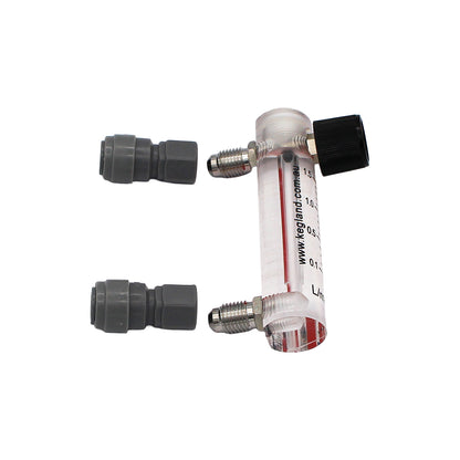 Kegland Duotight Food Grade Plastic (Push-In) Oxygen Flow Meter - 5/16" (8mm) -  Canuck Homebrew Supply, Canada