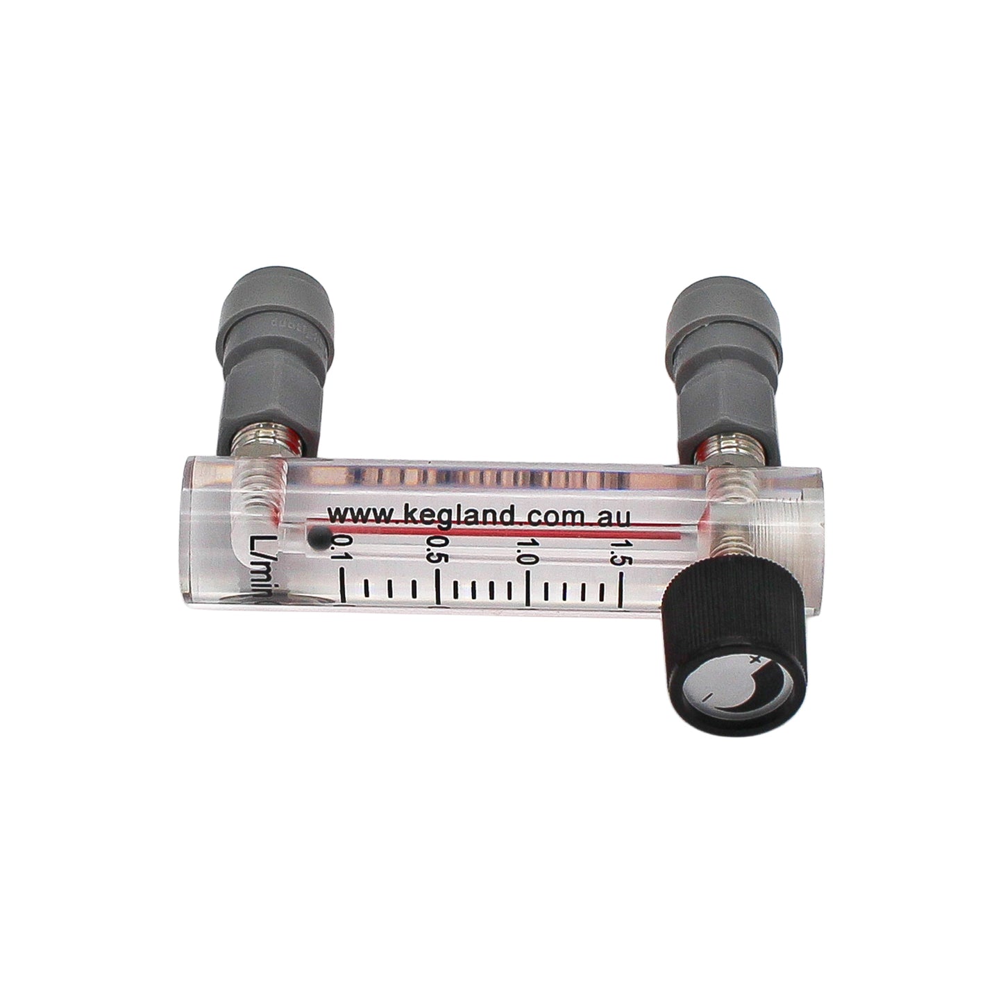 Kegland Duotight Food Grade Plastic (Push-In) Oxygen Flow Meter - 5/16" (8mm) -  Canuck Homebrew Supply, Canada