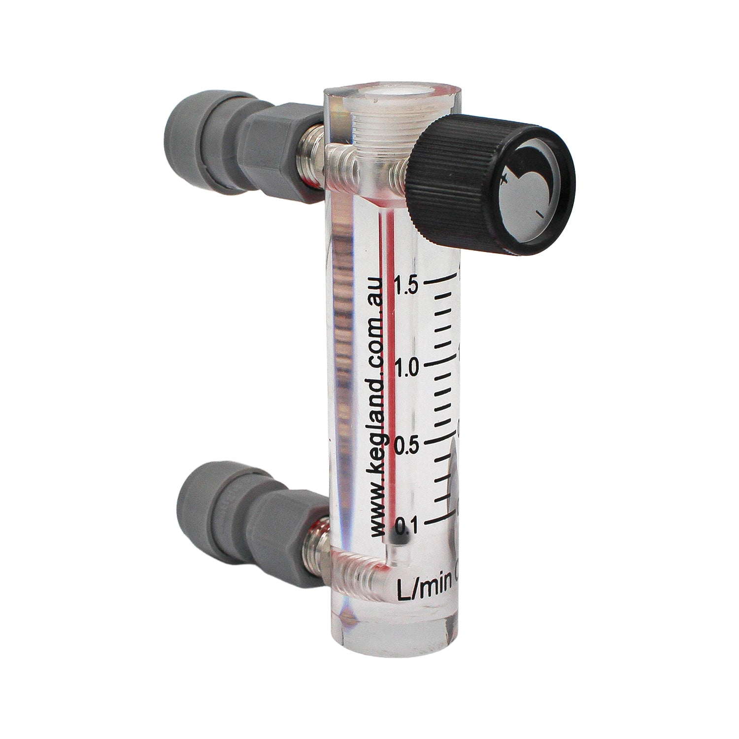 Kegland Duotight Food Grade Plastic (Push-In) Oxygen Flow Meter - 5/16" (8mm) -  Canuck Homebrew Supply, Canada