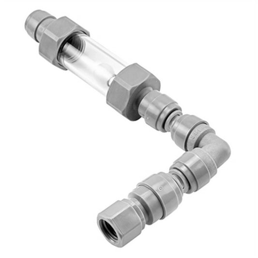 Duotight (Push-In) Flow Stopper Automatic Keg Filler - 1/4" FFL X 5/16" OD (8mm)