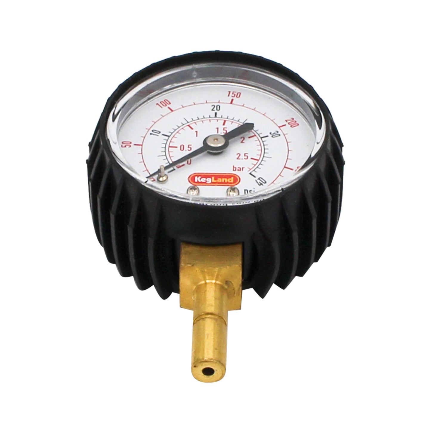 Kegland Duotight (Push-In) Pressure Gauge - 5/16" (8mm) - 0-40 PSI -  Canuck Homebrew Supply, Canada