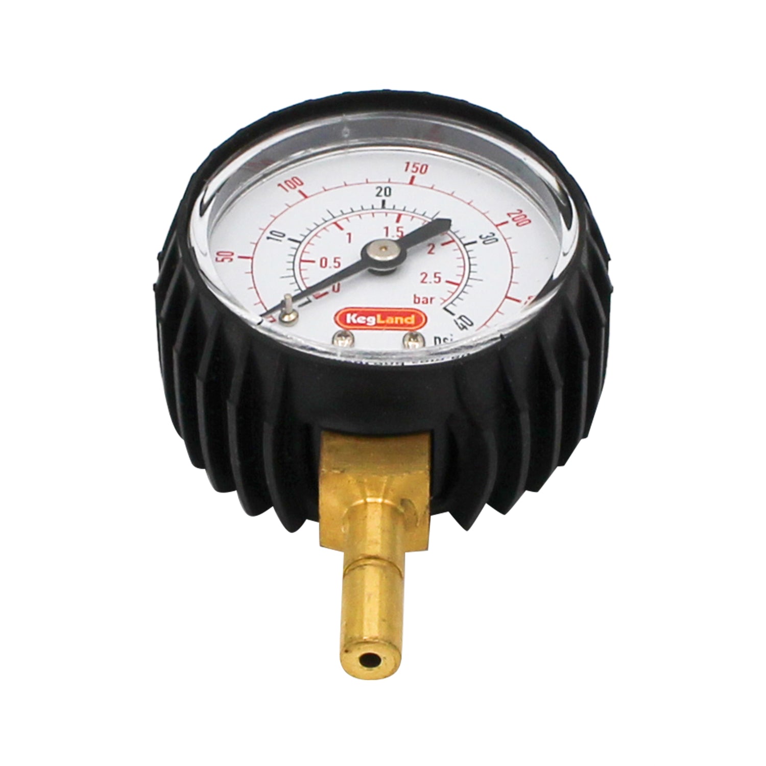 Kegland Duotight (Push-In) Pressure Gauge - 5/16" (8mm) - 0-40 PSI -  Canuck Homebrew Supply, Canada