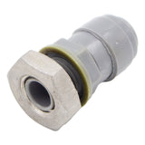 Duotight Food Grade Plastic (Push-In) Bulkhead - 1/4" NPT X 5/16" (8mm)