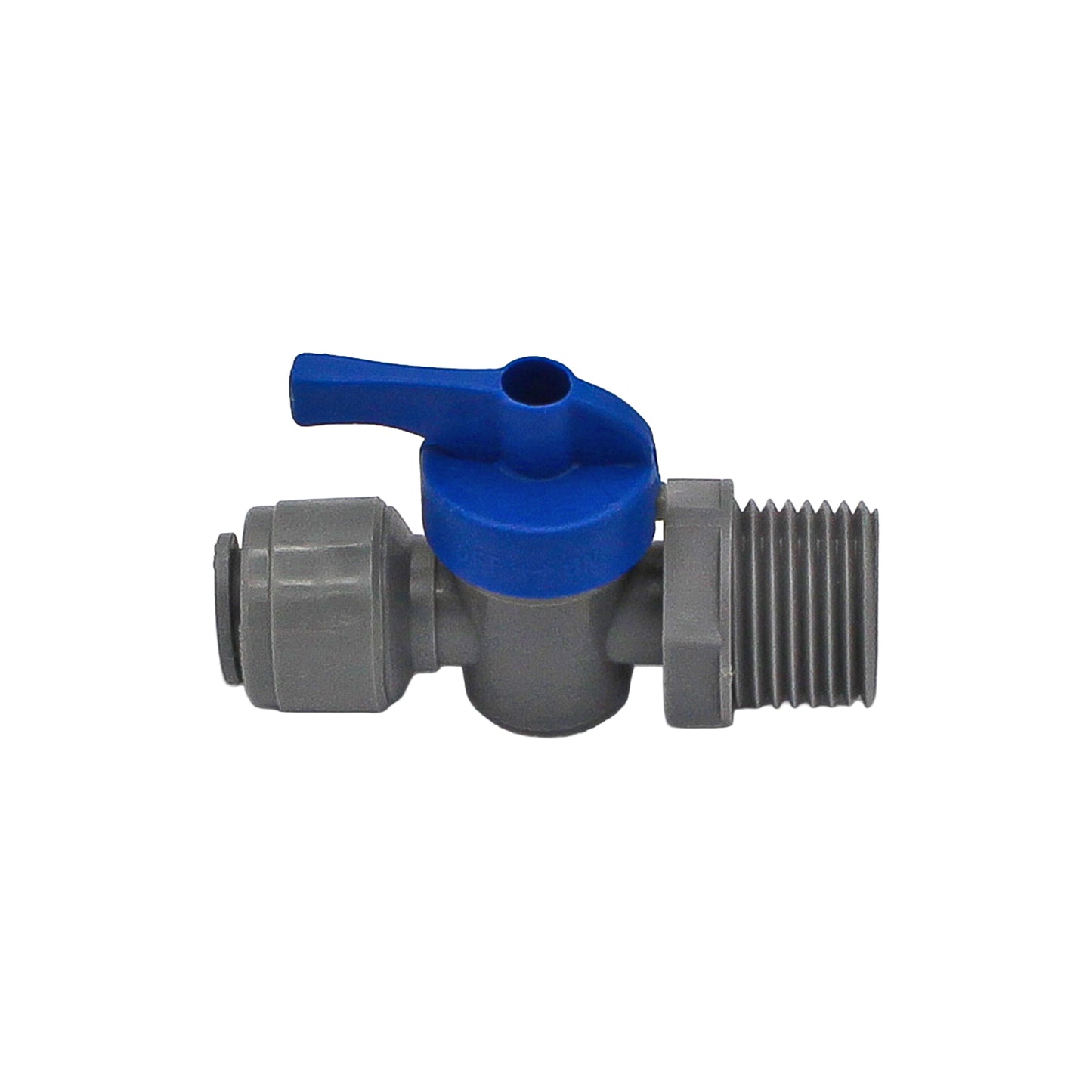 Kegland Duotight Food Grade Plastic (Push-In) Shut Off Valve - 1/2" Male NPT x 3/8" (9.5mm) -  Canuck Homebrew Supply, Canada