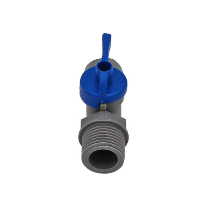 Kegland Duotight Food Grade Plastic (Push-In) Shut Off Valve - 1/2" Male NPT x 3/8" (9.5mm) -  Canuck Homebrew Supply, Canada