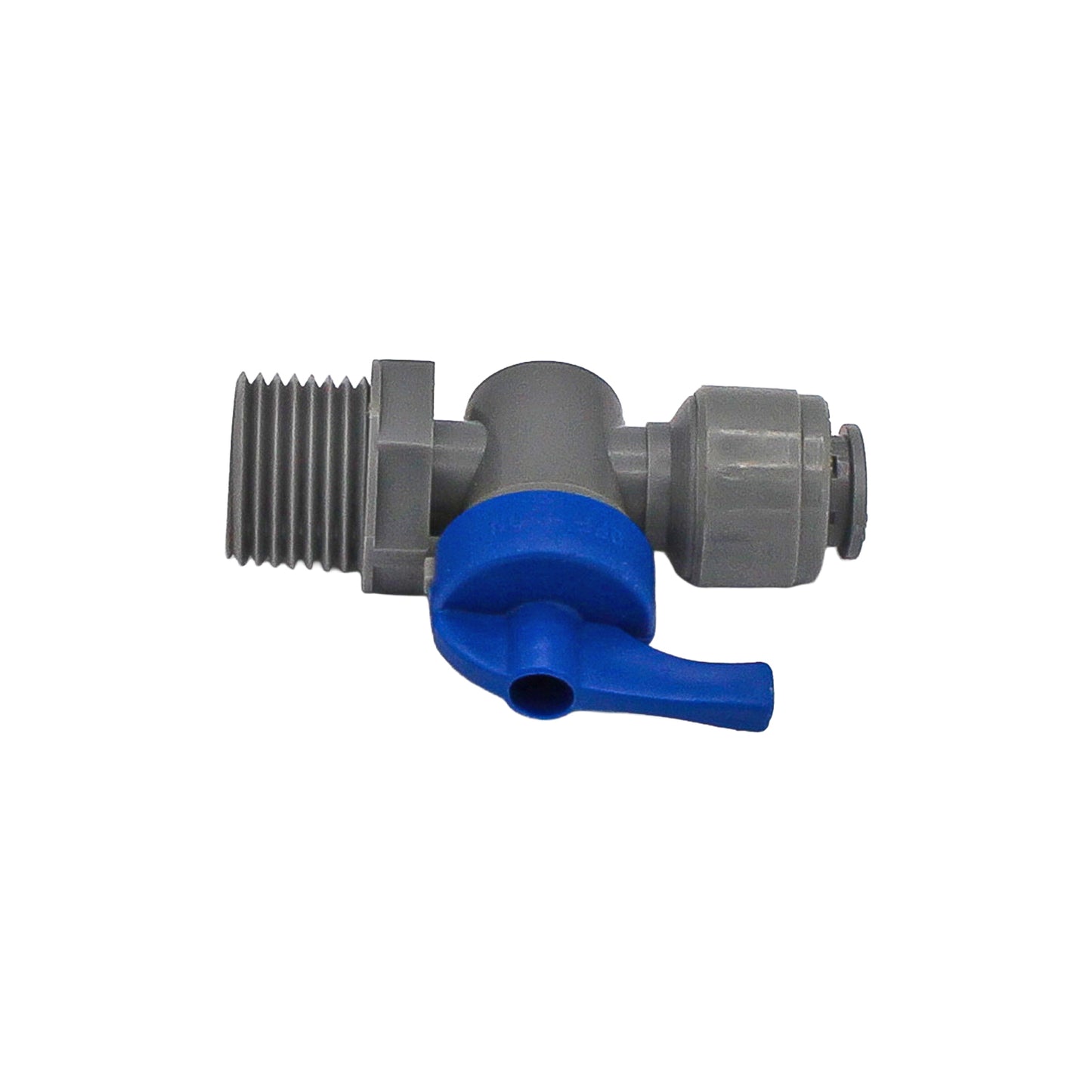 Kegland Duotight Food Grade Plastic (Push-In) Shut Off Valve - 1/2" Male NPT x 3/8" (9.5mm) -  Canuck Homebrew Supply, Canada