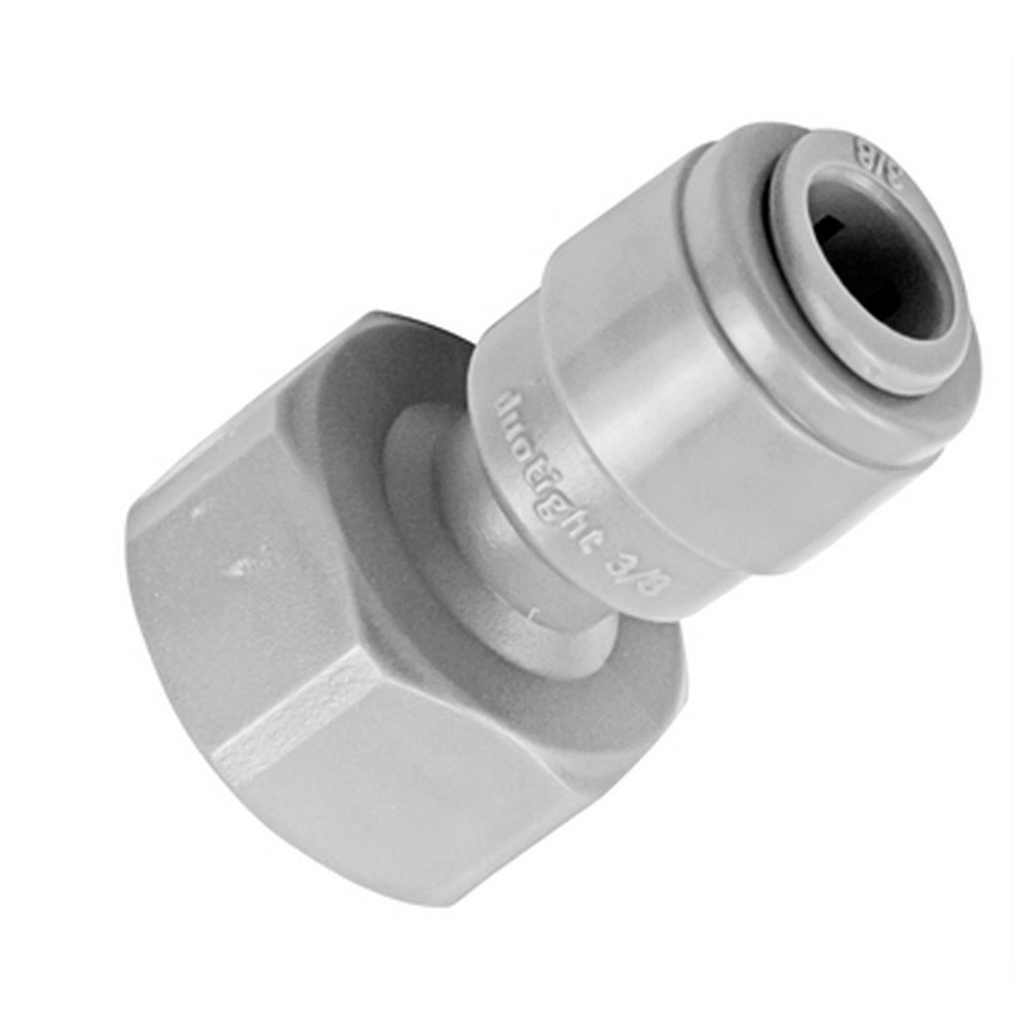 Duotight Food Grade Plastic (Push-In) Fitting - 7/8"-14 (5/8" Female BSP) X 3/8" (9.5mm)