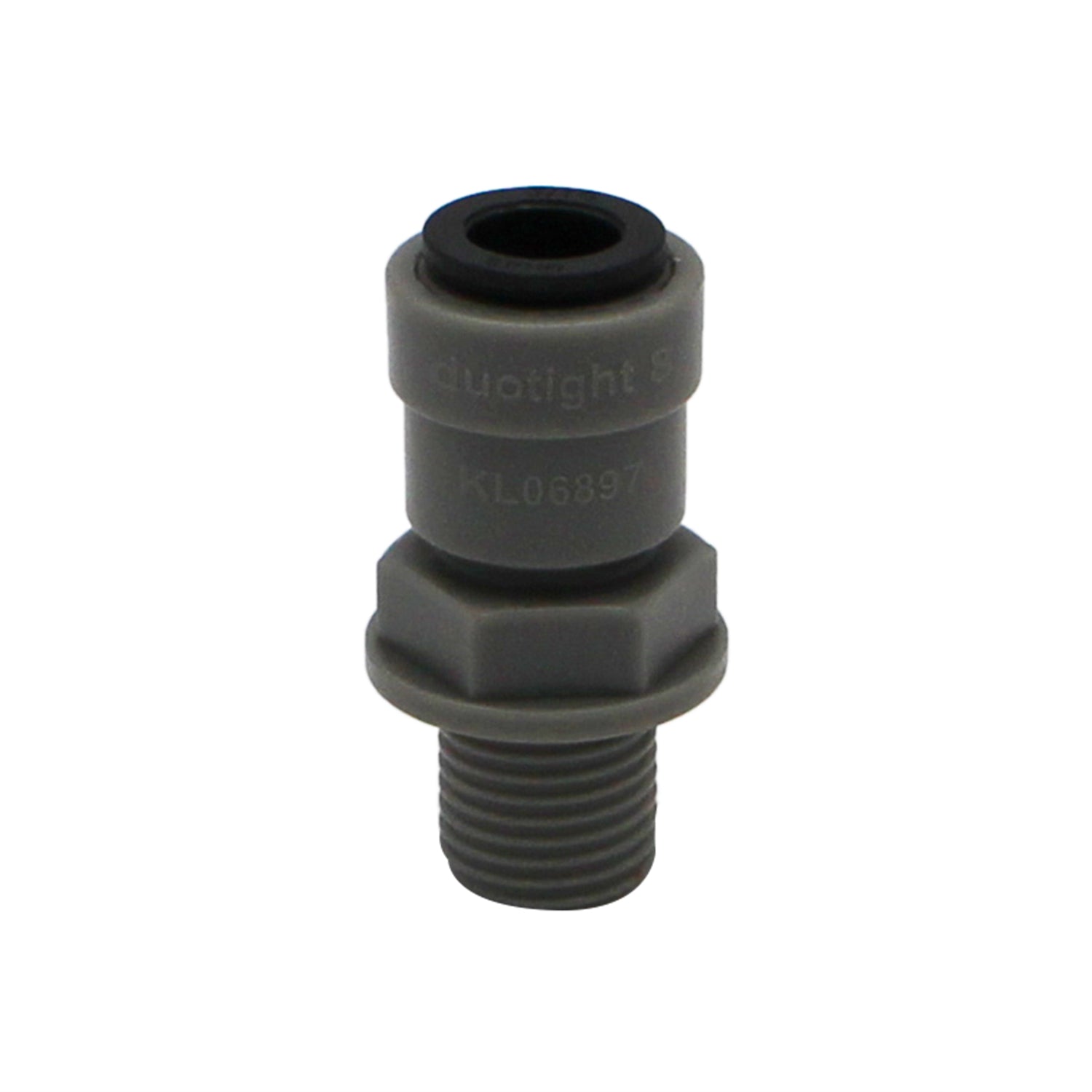 Kegland Duotight Food Grade Plastic (Push-In) Fitting - 1/4" Male NPT X 5/16" (8mm) -  Canuck Homebrew Supply, Canada