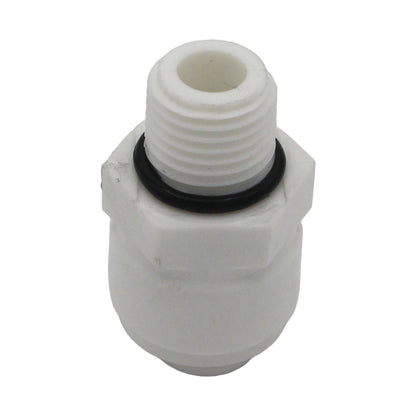 Kegland Duotight Food Grade Plastic (Push-In) Fitting - 1/4" Male NPT X 3/8" (9.5mm)