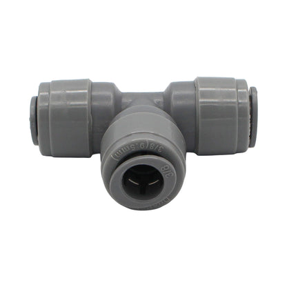 Kegland Duotight Food Grade Plastic (Push-In) Equal Tee - 3/8" (9.5mm)