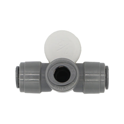 Kegland Duotight Food Grade Plastic (Push-In) Equal Tee - 3/8" (9.5mm)