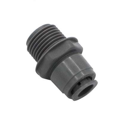 Kegland Duotight Food Grade Plastic (Push-In) Fitting - 1/2" Male NPT X 3/8" (9.5mm) -  Canuck Homebrew Supply, Canada
