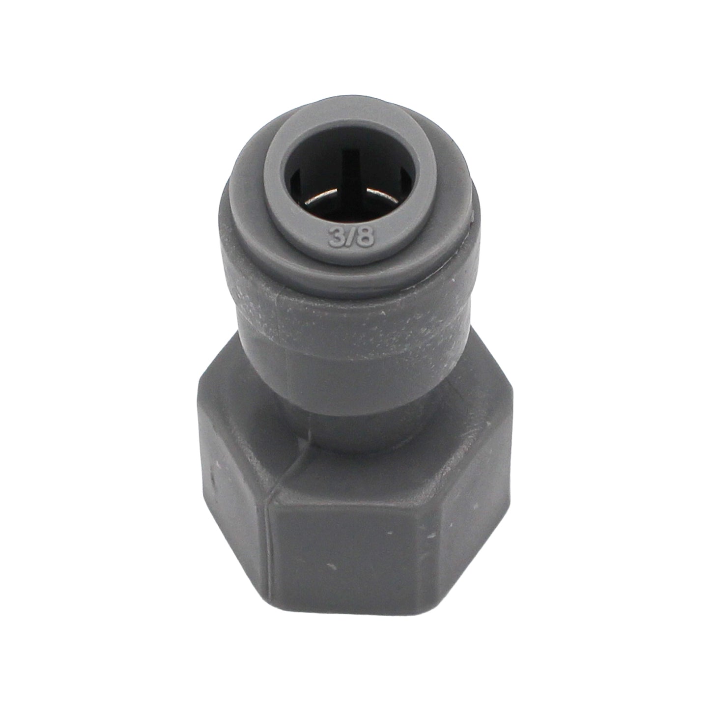 Kegland Duotight Food Grade Plastic (Push-In) Fitting - 1/2" Female NPT X 3/8" (9.5mm)