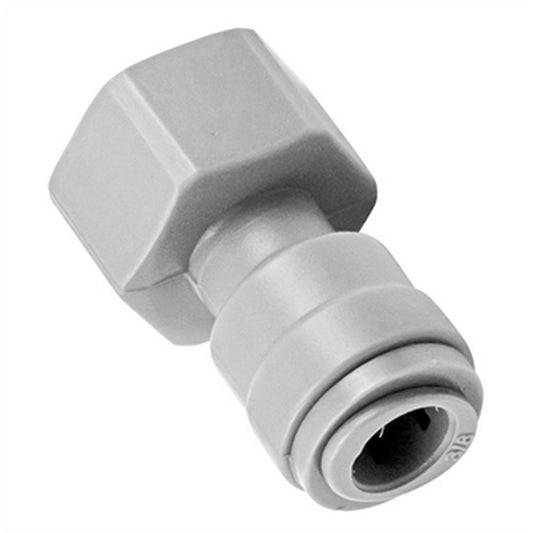 Duotight Food Grade Plastic (Push-In) Fitting - 1/2" Female NPT X 3/8" (9.5mm)