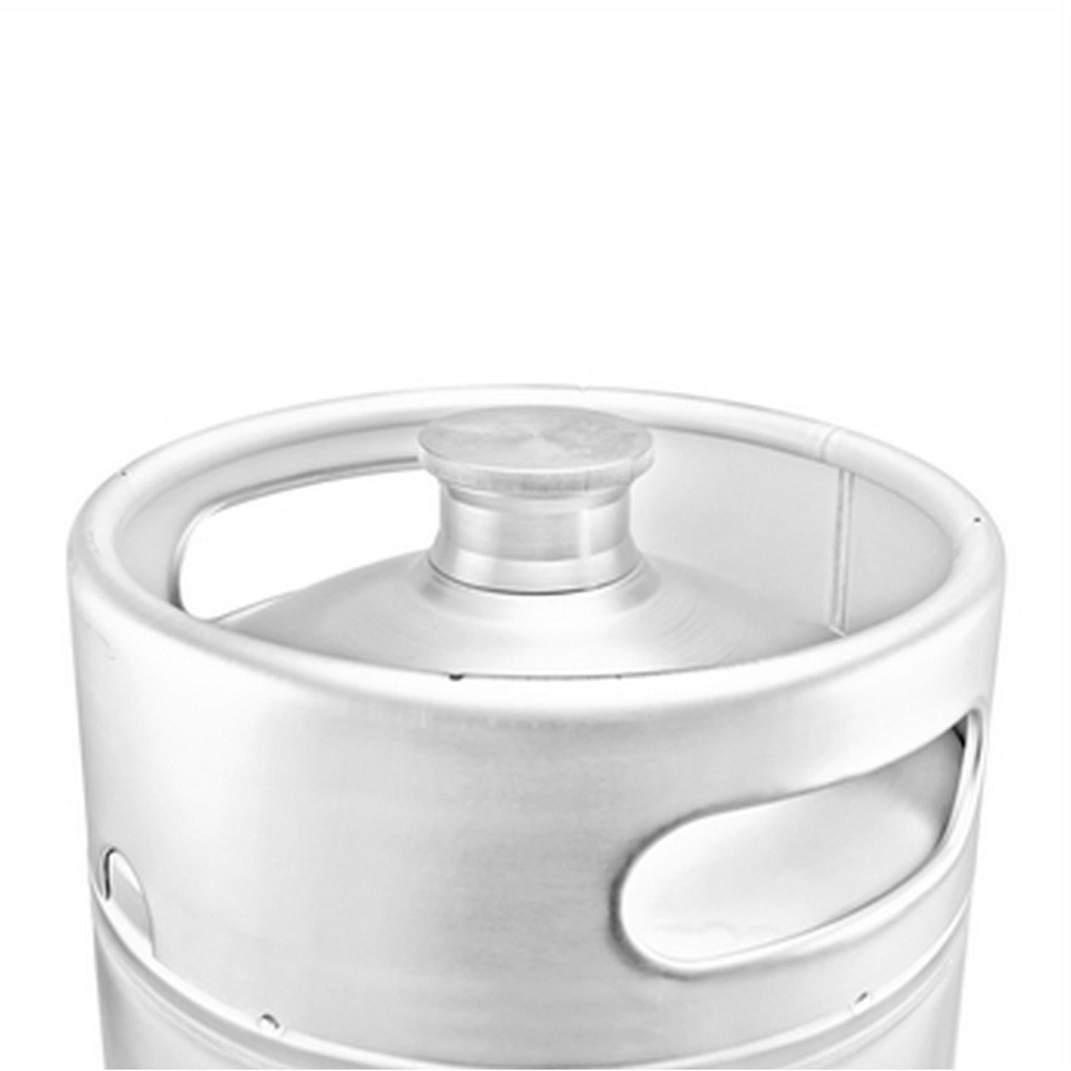 Stainless Steel "Mini-Keg" Growler - 10 L - Top View