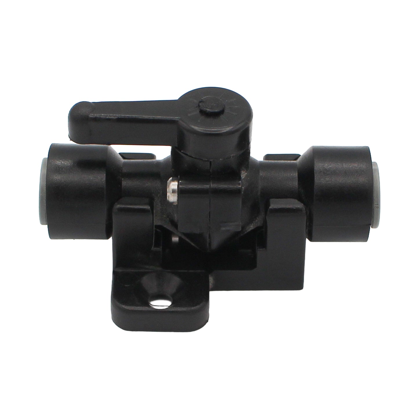 Micro Matic John Guest Food Grade Plastic (Push-In) Shut-Off Valve - 5/16"