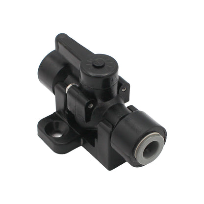 Micro Matic John Guest Food Grade Plastic (Push-In) Shut-Off Valve - 5/16"